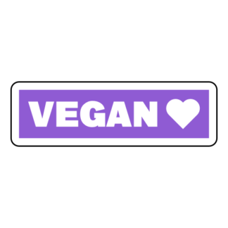 Vegan Sticker (Lavender)